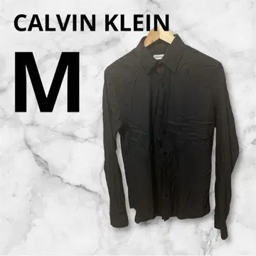 CALVIN KLEIN 익스트림 슬림핏 블랙 셔츠