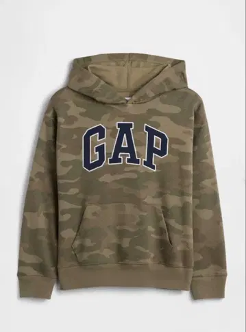 GAP 카모플라쥬 후드티 짧은 기장