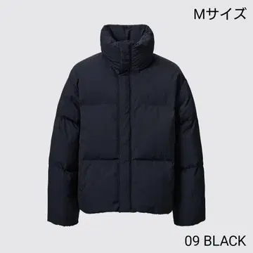 UNIQLO U 패디드 볼륨 재킷 M 사이즈 블랙