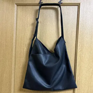 새상품급! 니코앤드 가죽 느낌 숄더백 블랙