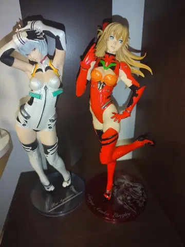 아야나미 레이 아스카 2체 세트 피규어 야마시타 슌야