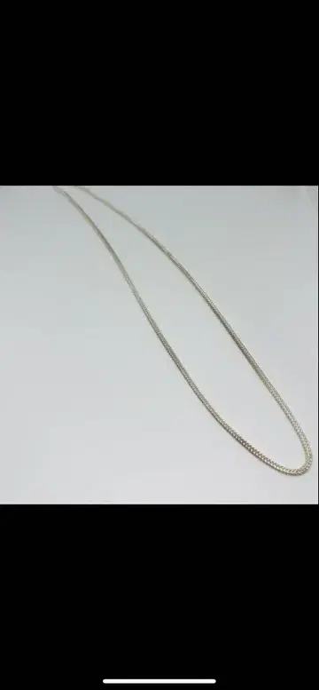 실버 키헤이 목걸이 중량 21.4g S자 후크 클로징 남성용 뜨개질