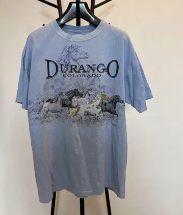 anvil Durango Colorado T셔츠 L 라이트 블루