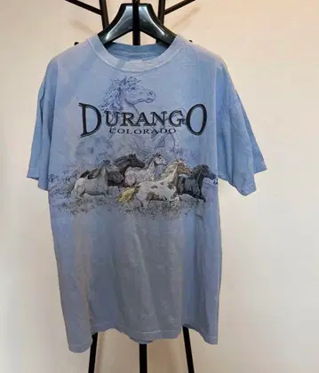 anvil Durango Colorado T셔츠 L 라이트 블루