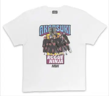 NARUTO MIW 아카츠키 T셔츠 XL