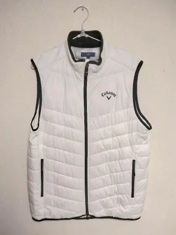 Callaway 화이트 퀼팅 베스트