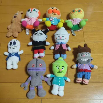 호빵맨 봉제 인형 세트 약 20cm