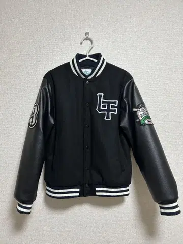 바시티 자켓 블랙 L 사이즈