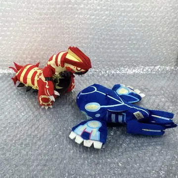 my포켓몬컬렉션 원시가이오가 원시그란돈 봉제 인형