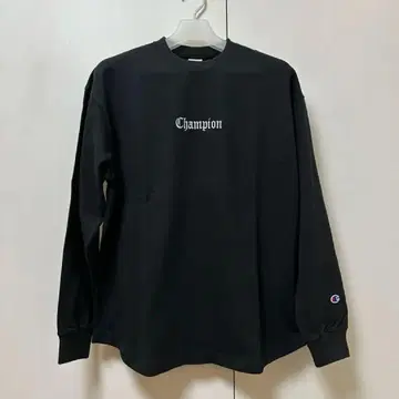Champion 블랙 롱 슬리브 트레이닝복