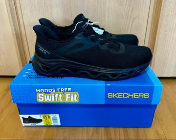 택 포함 미사용 새상품 SKECHERS Swift Fit 블랙 26cm