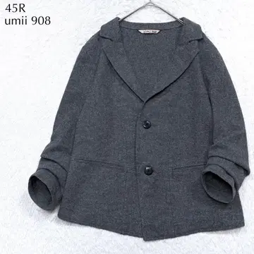 [새상품급] 45R umii908 융모 울 테일러드 자켓 고급 오피스