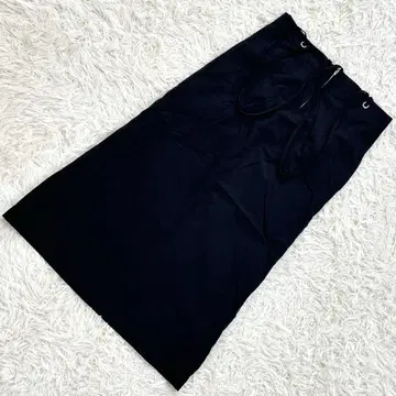 AG 바이 아쿠아걸 블랙 롱 타이트 스커트 안감 백 슬릿 M
