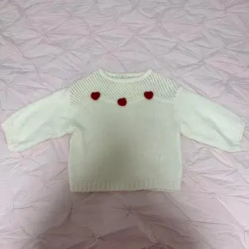 merry jenny 메리제니 하트도 후두 니트