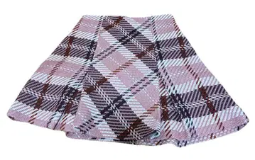 SNIDEL 로빙 체크 미니 스커트