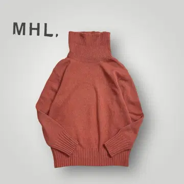 [새상품급] 2019AW MHL. 터틀넥 니트 울 린넨
