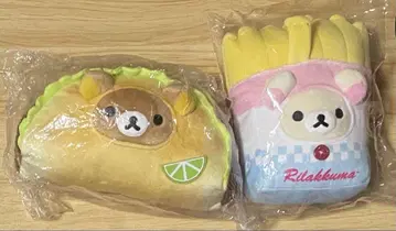 리락쿠마 코리락쿠마 봉제 인형 2개 묶음 판매