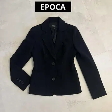 [ 미사용 ] EPOCA 테일러드 자켓 블랙 사이즈 38 수트