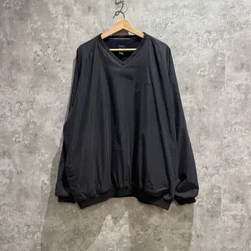 [ 무료배송 ] USA 구제 의류 IZOD 나일론 풀오버 매트 블랙