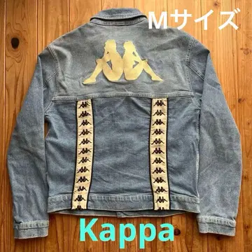 Kappa 백 프린트 데님 자켓 사이즈 M