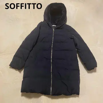 새상품급 SOFFITTO 소핏 다운 자켓 후드 부착 여성용