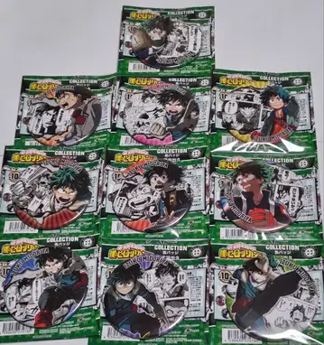 히로아카 컬렉션 캔뱃지 HEROES 미도리야 이즈쿠 컴프 세트