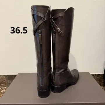 Sartore 크로스 스트랩 지퍼 롱 부츠 36.5