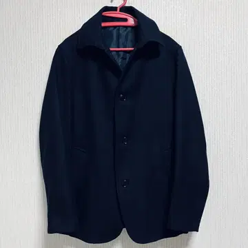 새상품 컴시즘 스텐카라 코트 다크 네이비 M