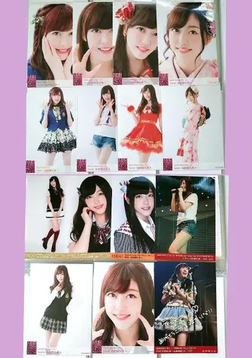 NMB48 마츠무라 메구미 브로마이드 묶음 판매 월별 랜덤 회장 15장