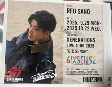 GENERATIONS 6IX SENSE 사노 레오 시크릿 캔