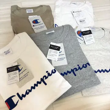Champion 로고 T셔츠 5장 세트