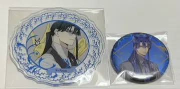 D.Gray-man 카페 라메 아크릴 코스터 캔뱃지 칸다 유우 세트