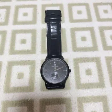 돌체 메디 쿼츠 손목시계 블랙 가죽