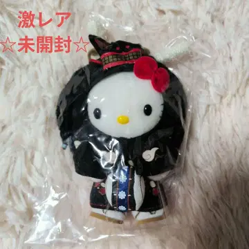 초레어 미개봉 이와테 한정판 키티 사슴춤 봉제 인형 지역 한정판