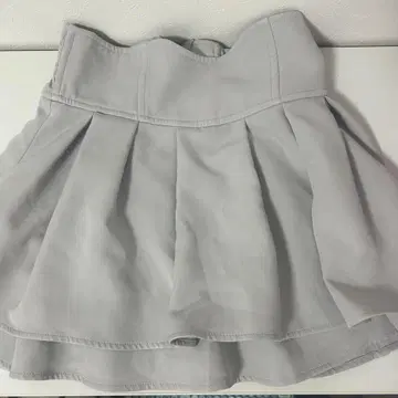미셸 마카롱 michellMacaron 슬림 레그 스커트 S 블루 그레이