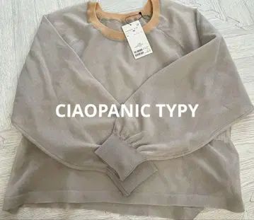 CIAOPANIC TYPY 배색 볼륨 라메 시어 Tee 상의
