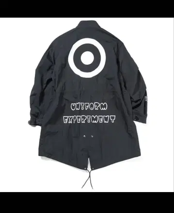 사이즈 S UNIFORM EXPERIMENT 블랙 모즈 코트