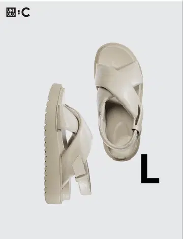 UNIQLO C 크로스 스트랩 샌들