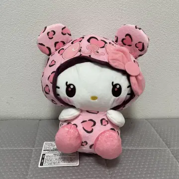 팬더 헬로키티 레이디 레오파드 무늬 BIG 봉제 인형