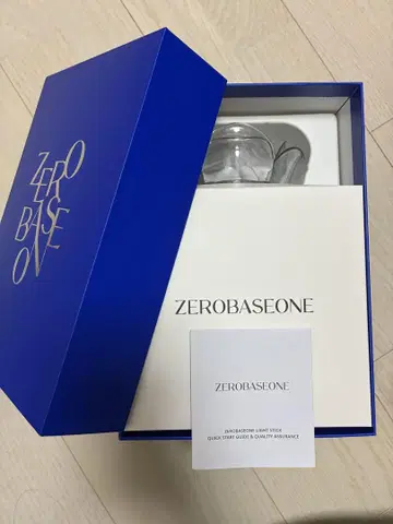 ZEROBASONE 응원봉 사용설명서 포함