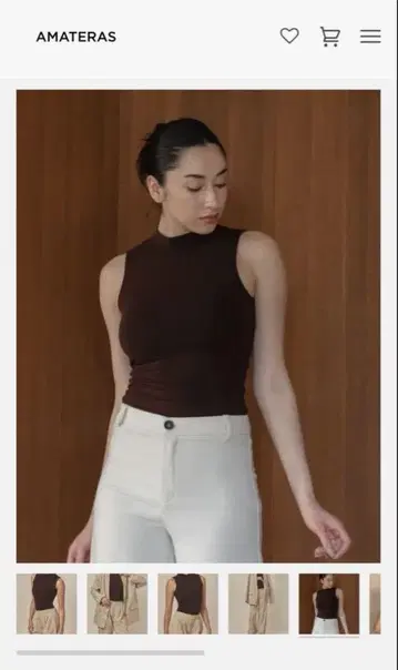 새상품 AMATERAS AURAFIT NECKHUG PADDED TANK