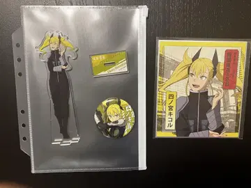 괴수 8호 시노미야 키코루 트레이딩 배지 & 미니 색지 세트