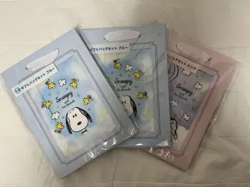 스누피 기프트 백 세트 3개