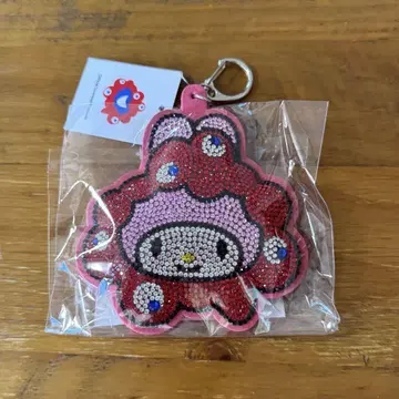 먀쿠먀쿠 마이멜로디 키라키라 가죽 키링 오사카 간사이 만박 산리오