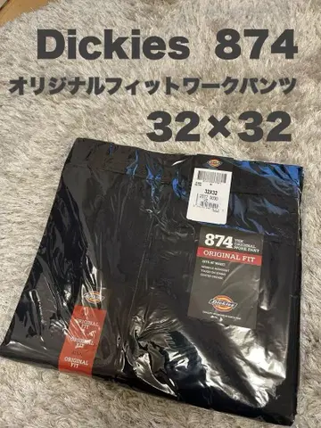 Dickies 874 오리지널 핏 워크 팬츠 32 x 32 다크 네이비