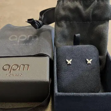 apmmonaco 버터플라이 귀걸이 나비 apm 모나코