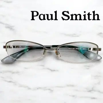 폴스미스 안경 프레임 하프림 스퀘어 블랙 검정 PS-9128