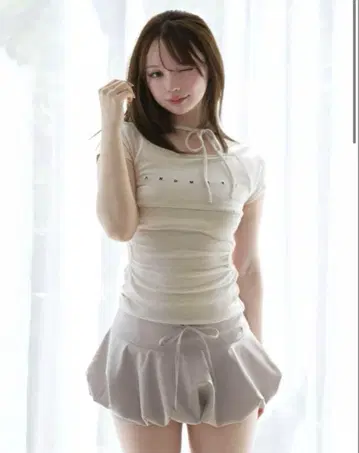ANDMARY mary 로고 리본 탑