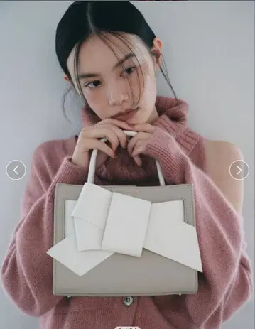 프레이 아이디 엘르 리본 미들 백 LBEG 라이트 베이지