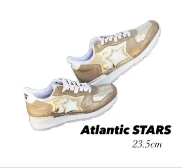 Atlantic STARS 골드 스니커즈 23.5cm 거의 새상품